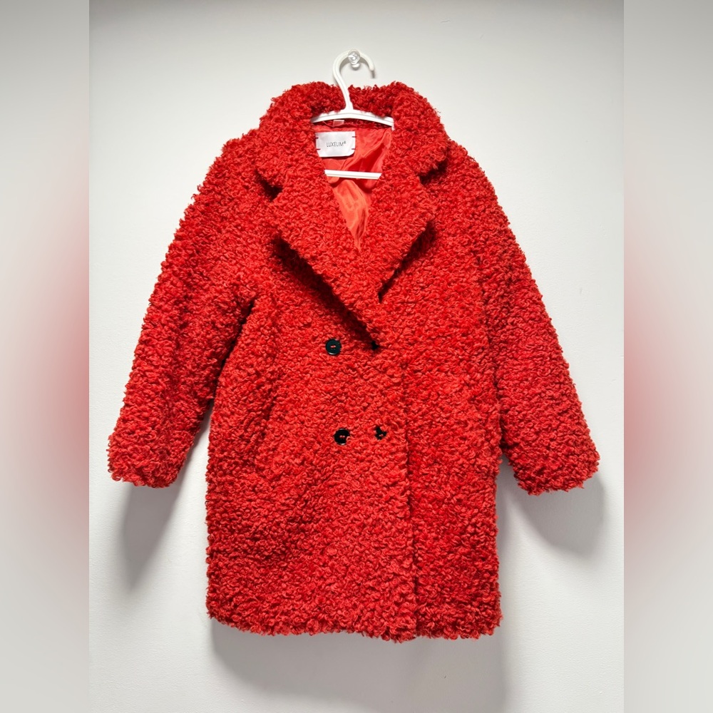 LUXELIM SZ 5 Teddy Coat red